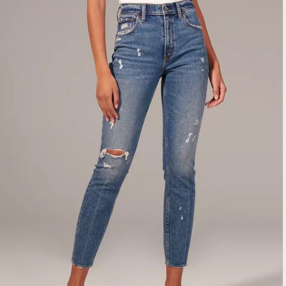 Abercrombie mom jeans